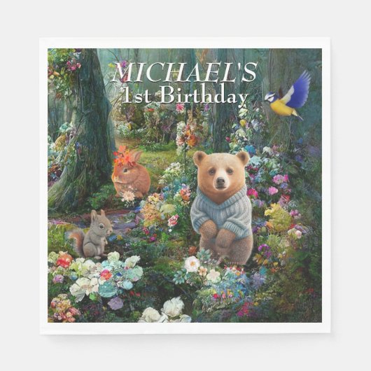 Honey Bunny en Boo Beer Servet (Voorkant)