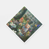 Honey Bunny en Boo Beer Servet (Hoek)