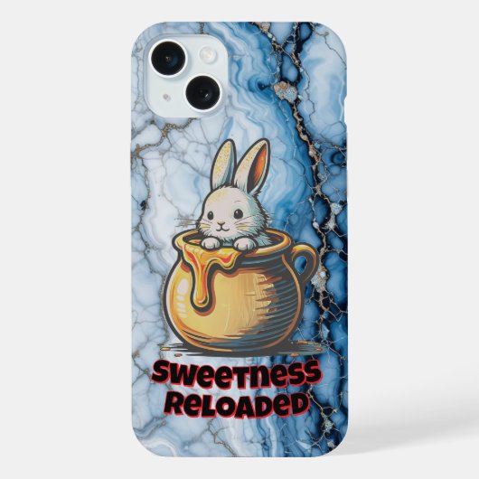 Honey Bunny iPhone / iPad hoesje 15 Plus Case (Achterkant)