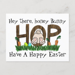Honey Bunny Rabbit Briefkaart