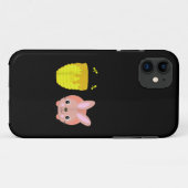 Honey Bunny Schattig & Grappig Konijn Dierenliefhe Case-Mate iPhone Case (Achterkant (horizontaal))