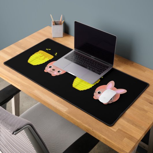 Honey Bunny Schattige & Funny Rabbit Dierenvriende Bureaumat (Kantoor 2)