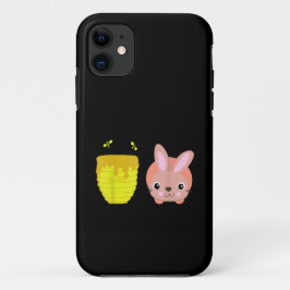 Honey Bunny Schattige & Funny Rabbit Dierenvriende Case-Mate iPhone Case