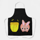 Honey Bunny Schattige & Funny Rabbit Dierenvriende Schort (Voorkant)