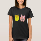 Honey Bunny Schattige & Funny Rabbit Dierenvriende T-shirt (Voorkant)