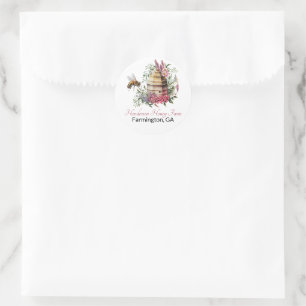 Honey Business Branding Ronde Sticker