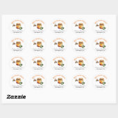 Honey Business Branding Ronde Sticker (Vel)