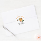 Honey Business Branding Ronde Sticker (Envelop)