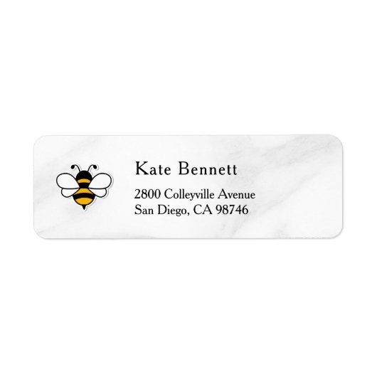 Honey Business Retouradreslabel Etiket (Voorkant)