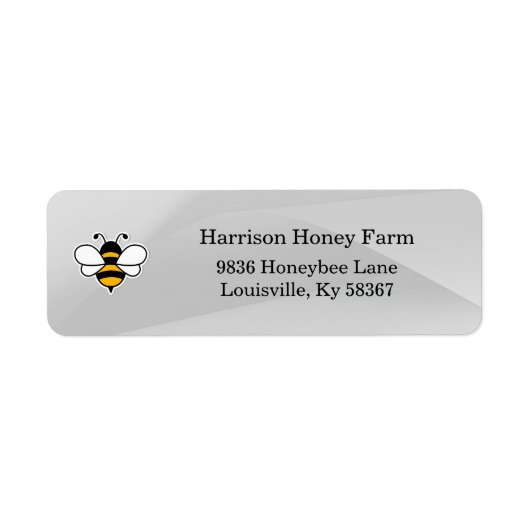 Honey Business Retouradreslabel Etiket (Voorkant)