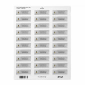 Honey Business Retouradreslabel Etiket (Full Sheet)