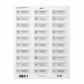 Honey Business Retouradreslabel Etiket (Full Sheet)