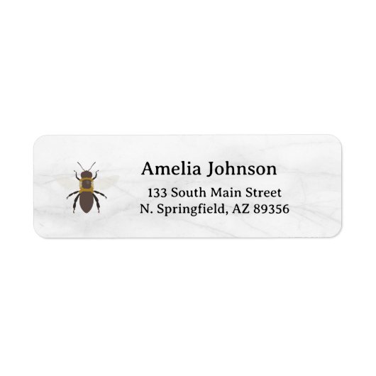 Honey Business Retouradreslabel Etiket (Voorkant)
