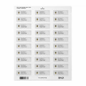 Honey Business Retouradreslabel Etiket (Full Sheet)