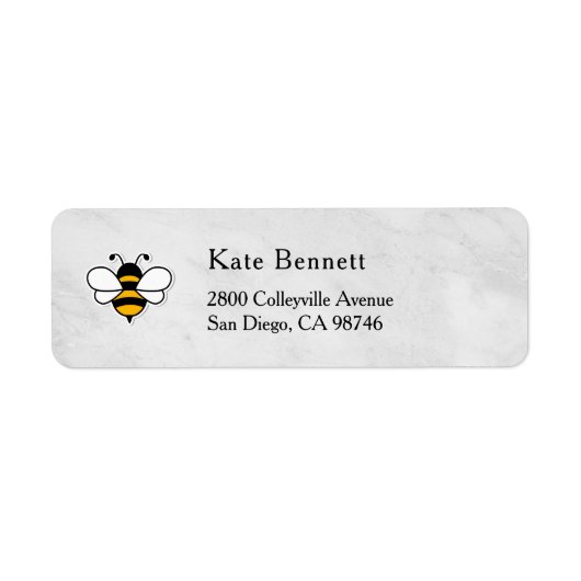 Honey Business Retouradreslabel Etiket (Voorkant)