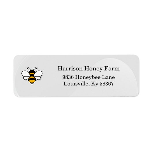 Honey Business Retouradreslabel Etiket (Voorkant)