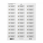 Honey Business Retouradreslabel Etiket (Full Sheet)