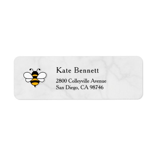 Honey Business Retouradreslabel Etiket (Voorkant)
