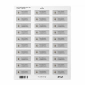 Honey Business Retouradreslabel Etiket (Full Sheet)