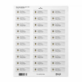 Honey Business Retouradreslabel Etiket (Full Sheet)