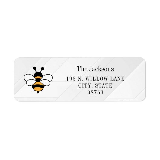 Honey Business Retouradreslabel Etiket (Voorkant)