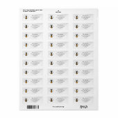 Honey Business Retouradreslabel Etiket (Full Sheet)