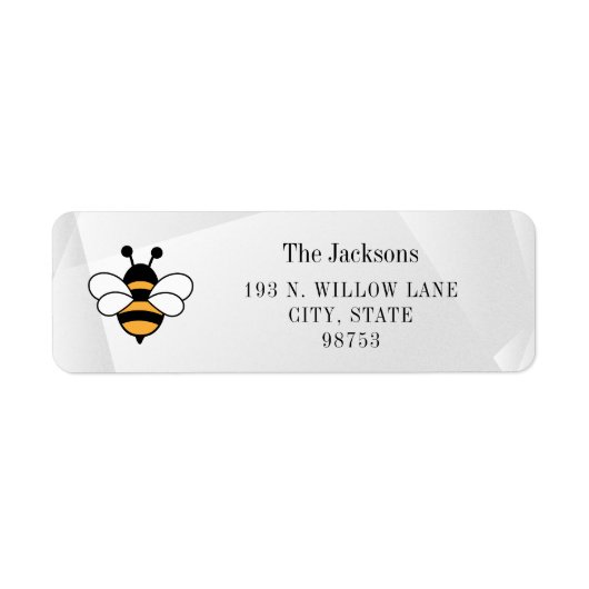 Honey Business Retouradreslabel Etiket (Voorkant)