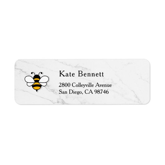 Honey Business Retouradreslabel Etiket (Voorkant)