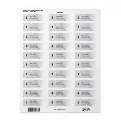 Honey Business Retouradreslabel Etiket (Full Sheet)