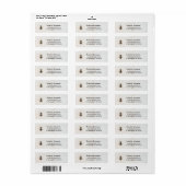 Honey Business Retouradreslabel Etiket (Full Sheet)