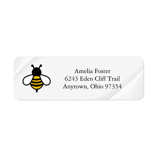 Honey Business Return Address Label (Voorkant)