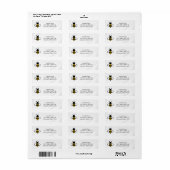 Honey Business Return Address Label (Full Sheet)