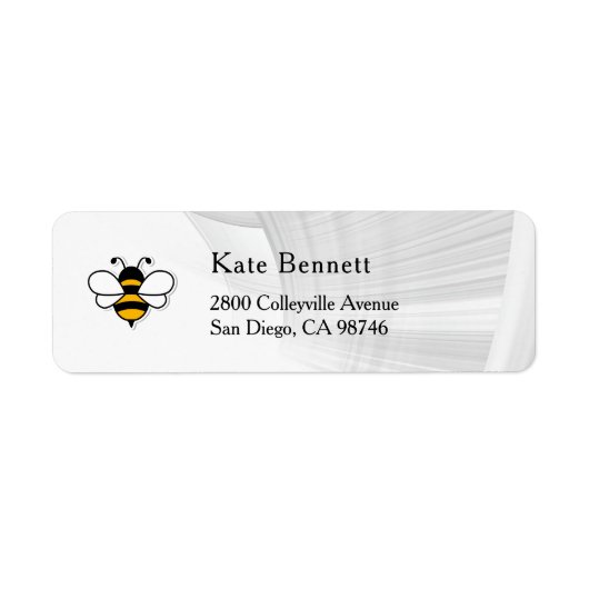 Honey Business  Return Address Label (Voorkant)