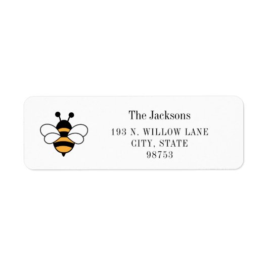 Honey Business Return Address Label (Voorkant)