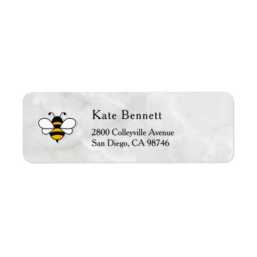 Honey Business  Return Address Label (Voorkant)