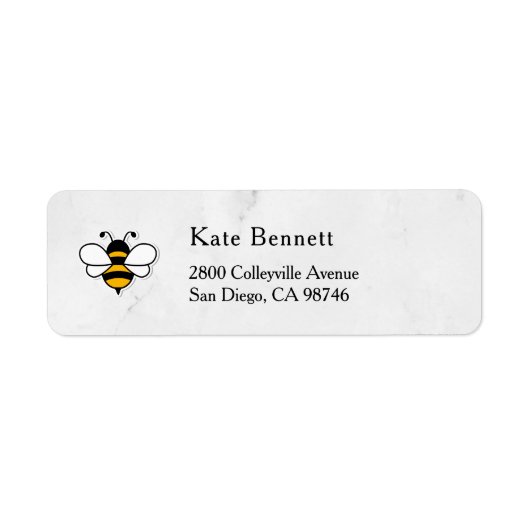Honey Business  Return Address Label (Voorkant)