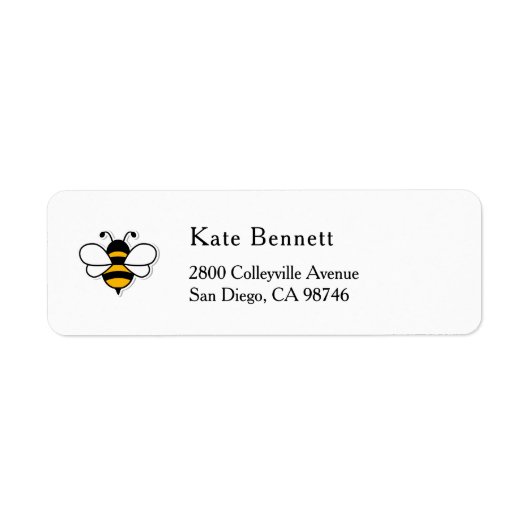 Honey Business  Return Address Label (Voorkant)