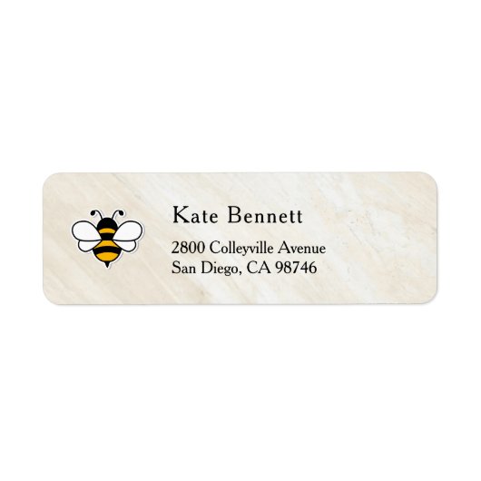 Honey Business  Return Address Label (Voorkant)