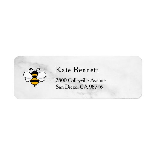 Honey Business  Return Address Label (Voorkant)