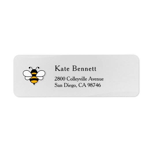 Honey Business  Return Address Label (Voorkant)