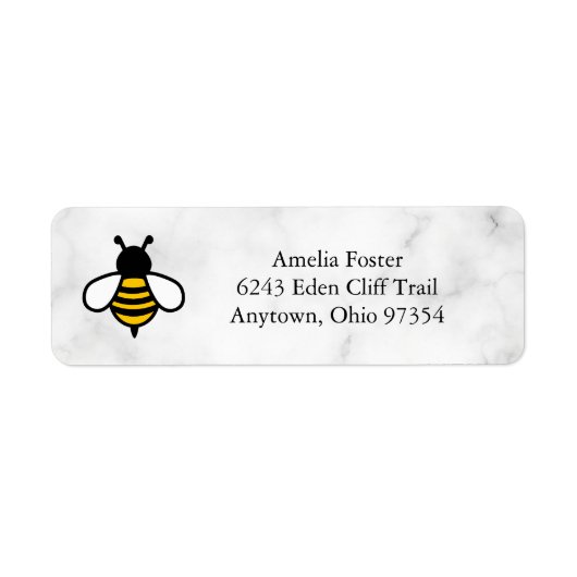 Honey Business Return Address Label (Voorkant)