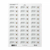 Honey Business Return Address Label (Full Sheet)