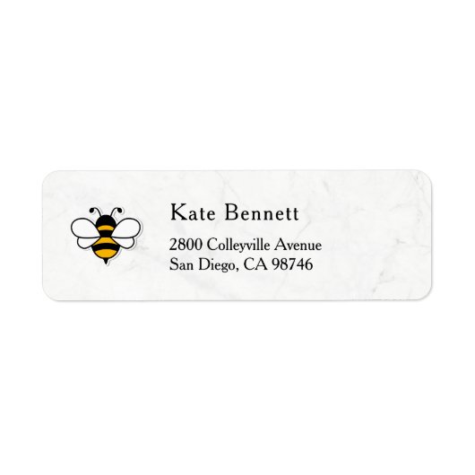 Honey Business  Return Address Label (Voorkant)