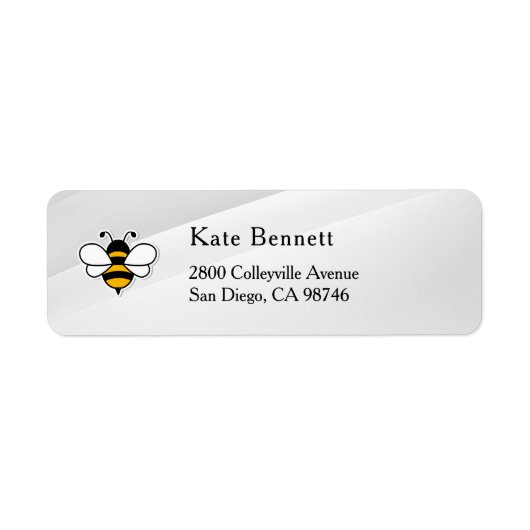 Honey Business  Return Address Label (Voorkant)
