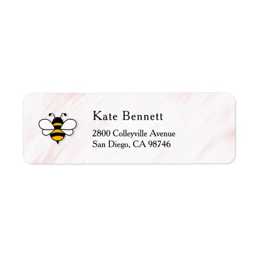 Honey Business  Return Address Label (Voorkant)