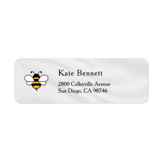 Honey Business  Return Address Label (Voorkant)