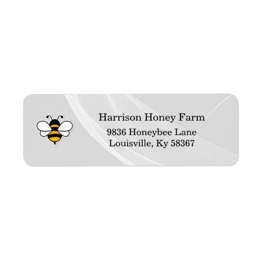 Honey Business Return Address Label (Voorkant)