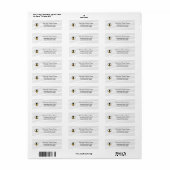 Honey Business Return Address Label (Full Sheet)