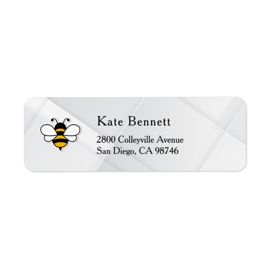 Honey Business  Return Address Label (Voorkant)