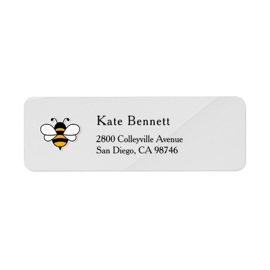 Honey Business  Return Address Label (Voorkant)